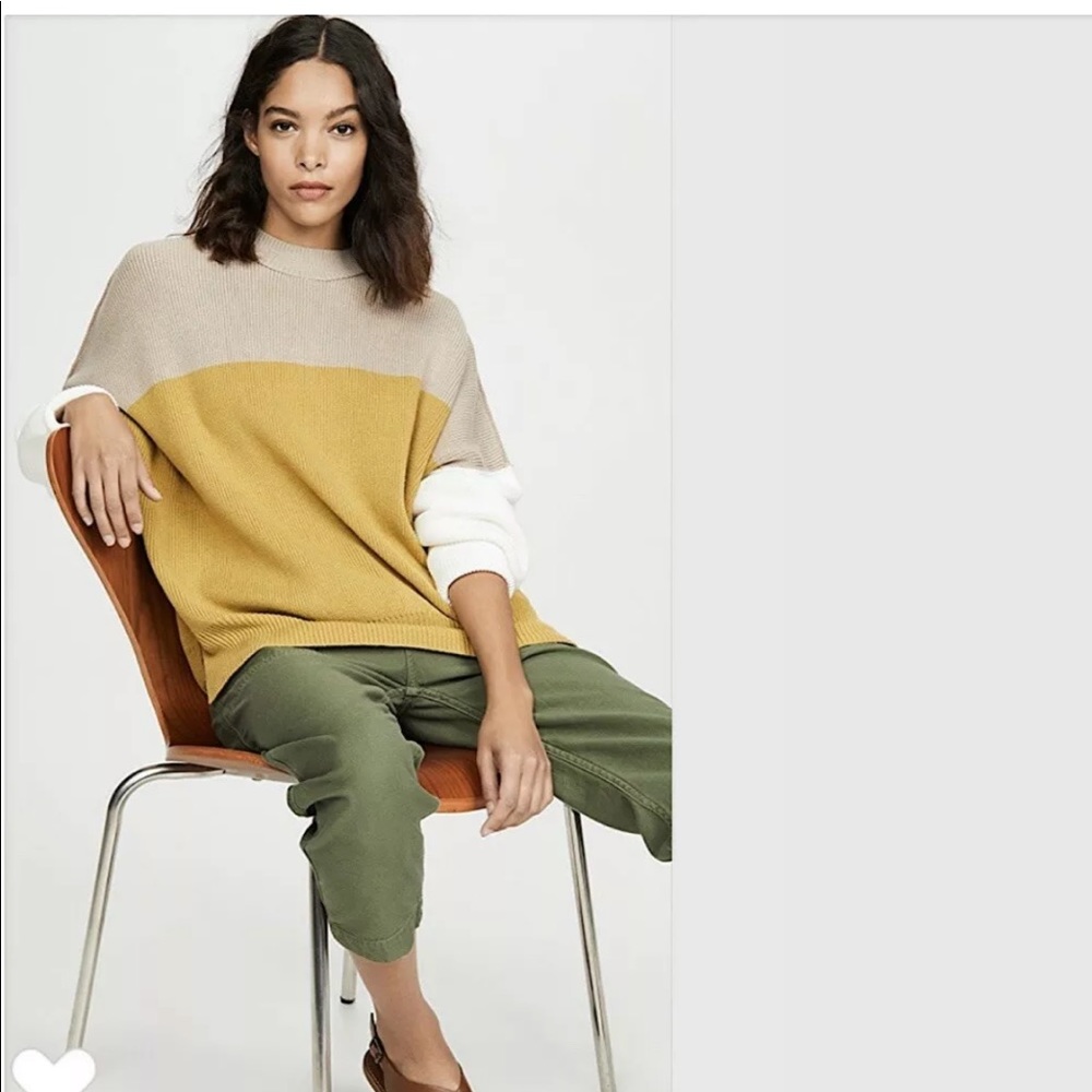 Free People Easy Street Color Block Tunic Sweater - Picture 6 of 8